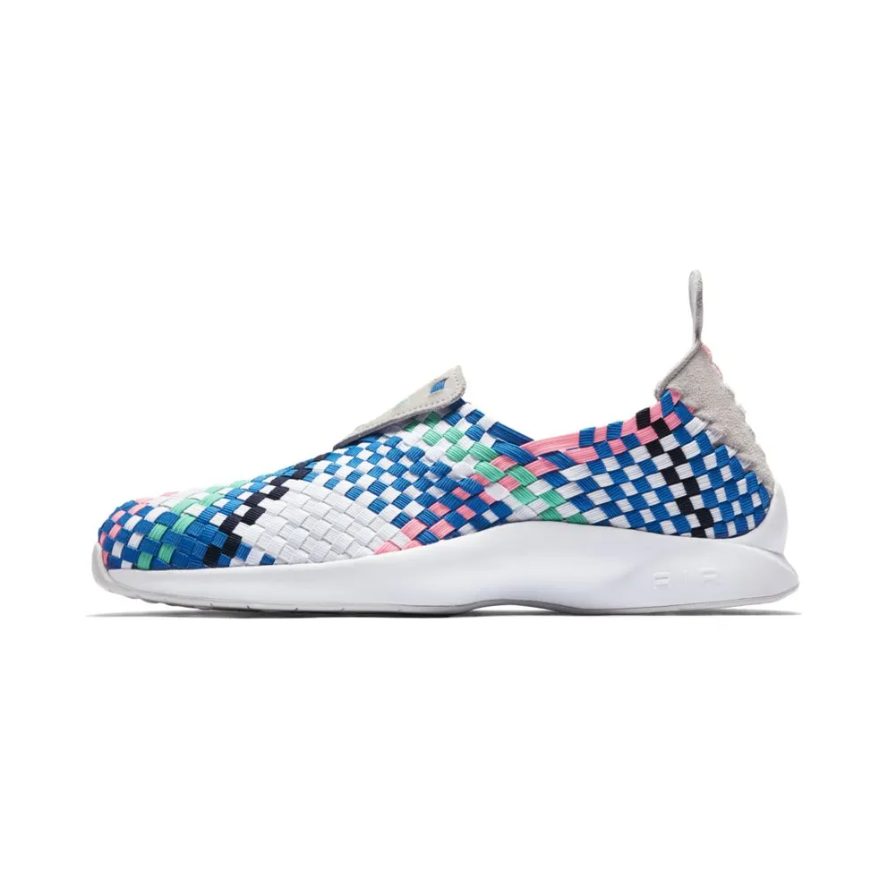 Nike Air Woven “Pure Platinum / White / Blue Nebula / Obsidian” (312422-008)