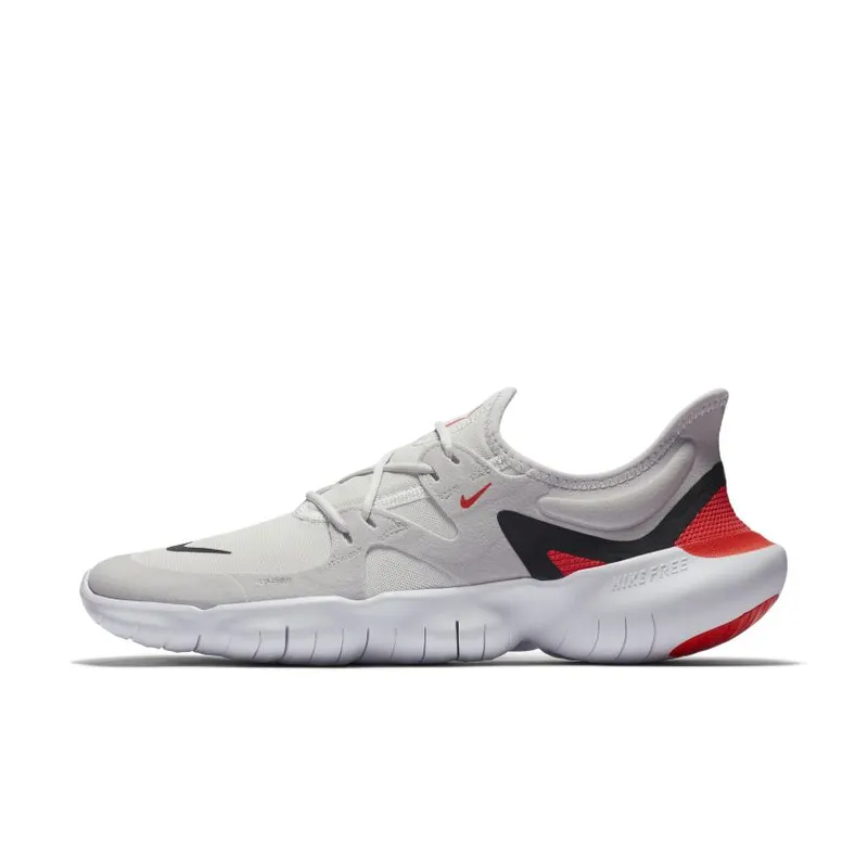 Nike Free RN 5.0 Vast Grey Vast Grey White Bright Crimson Black (AQ1289-004)