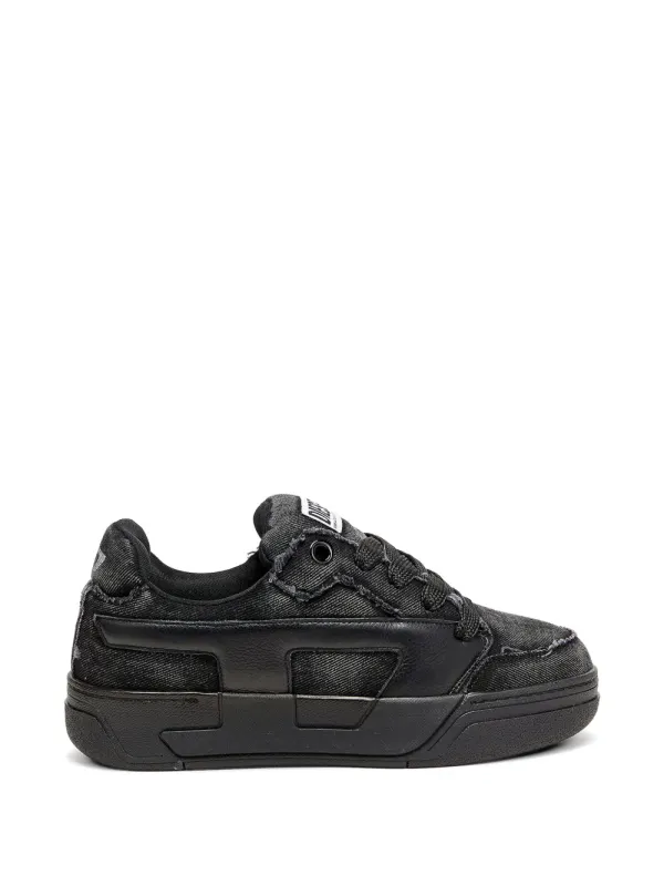Diesel S-D-Ollie Sneakers aus Denim – Schwarz (Y03796P7756)