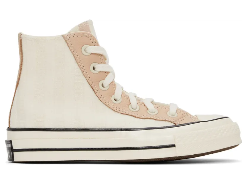 Converse Chuck 70 Striped Terry Cloth Egret/pink Clay/zwart (572701C)