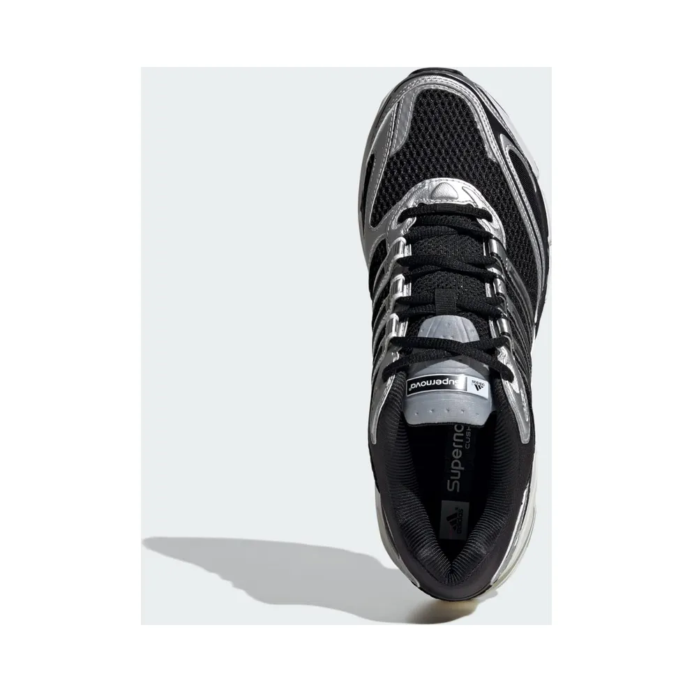 adidas Supernova Cushion 7 Core Black Silver Metallic Crystal White (IG1747)