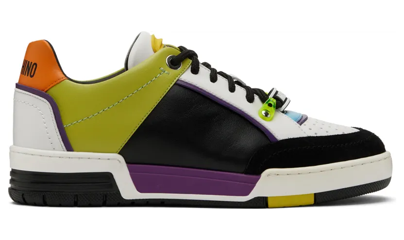 Moschino Multicolor Streetball Sneakers (MB15614G1F G42)
