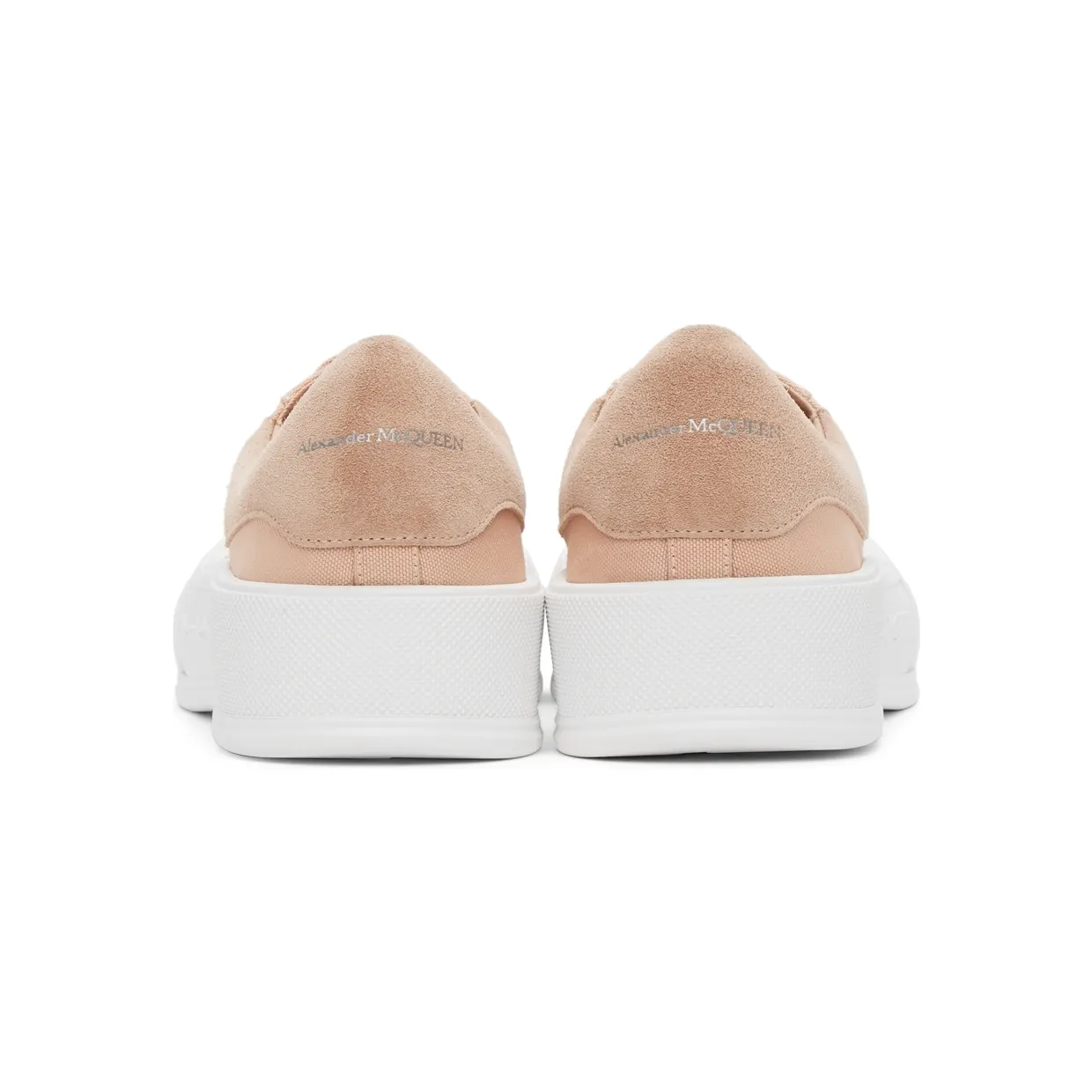 Alexander McQueen Pink Deck Lace Plimsoll Sneakers (654593W4PQ1) (4)