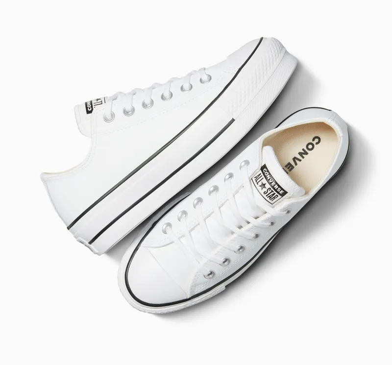 Converse Chuck Taylor All Star Platform Clean Leather Low-Top (561680C)