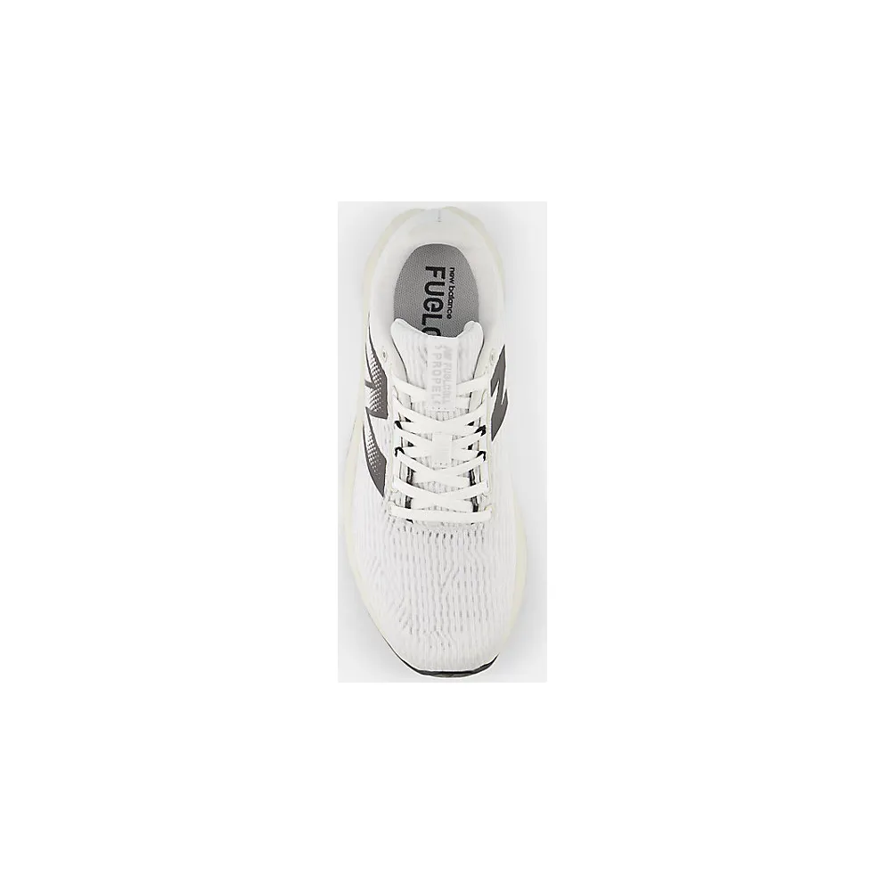 NEW BALANCE FuelCell Propel v5 “White / Linen / Black Cement” (WFCPRCX5)