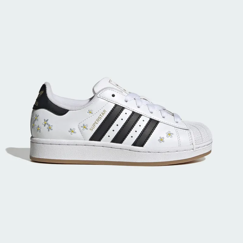 Adidas SUPERSTAR II Shoes Cloud White / Core Black / Gum (KK3377)