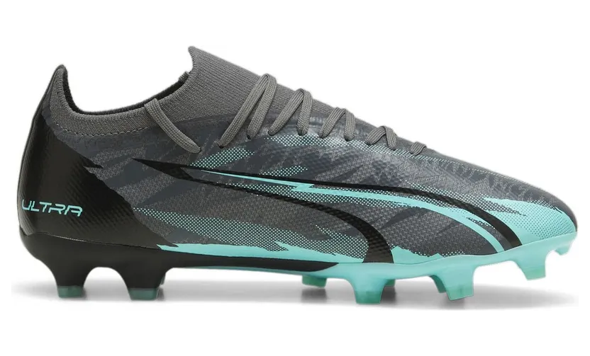 Puma ULTRA MATCH RUSH FG/AG für Herren, grau, Größe 44 ½ EU / 10 UK (107830)