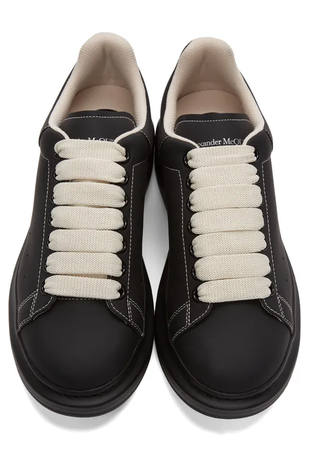 Alexander McQueen White & Red Oversized Sneakers (682425W4RJ1) (5)