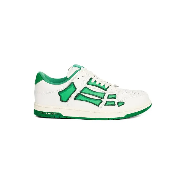 AMIRI Skel Low Top White Green (PS24MFS005-310)