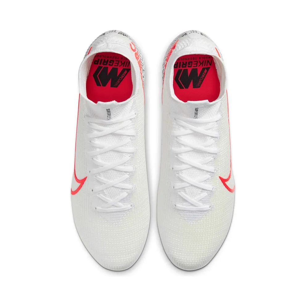 Nike Mercurial Superfly 7 Elite FG White Laser Crimson (AQ4174-160)