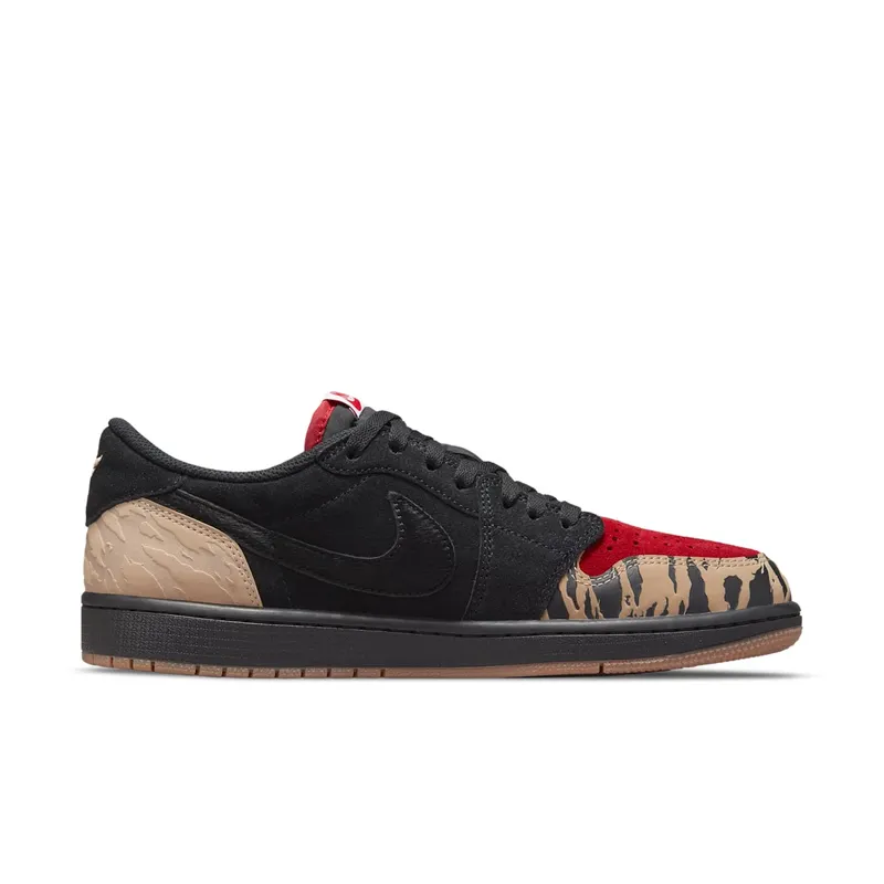 Air Jordan x SoleFly 1 Retro Low – “Black / Red / Beige” (DN3400-001)