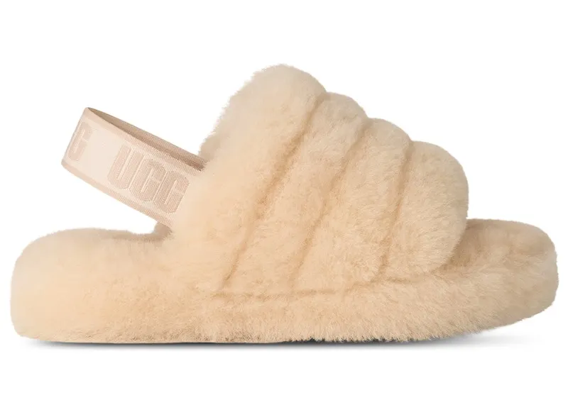 UGG Fluff Yeah Slide Natural Sea Salt (1098494K-NTRL)