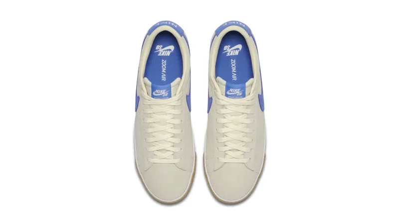 Nike SB Blazer Low Pale Ivory Pacific Blue Pale Ivory/White-Gum Light Brown-Pacific Blue (704939-103)
