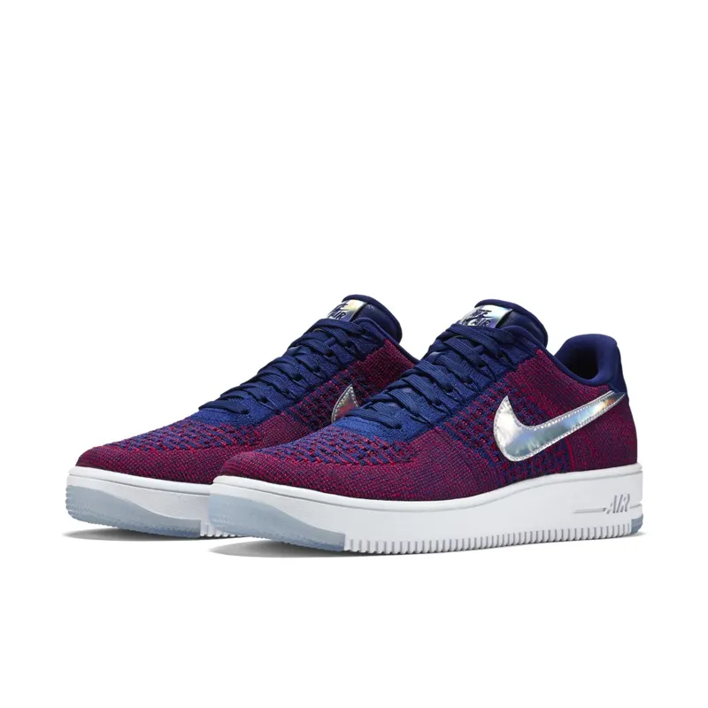 Nike Air Force 1 Low Flyknit USA Gym Red/Deep Royal Blue-White (826577-601)