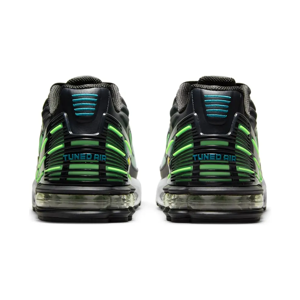 Nike Air Max Plus 3 Black “Off-Noir / Lime Glow / White / Aquamarine” (DM2835-001)