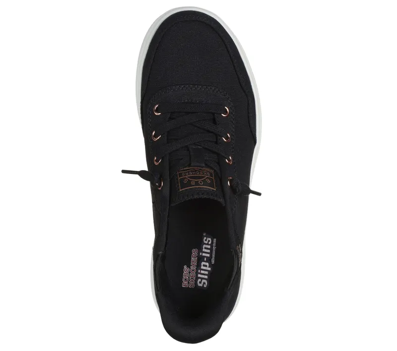 Skechers Slip-ins: BOBS Skip Cute – B Cute Sweet – Black (114815 BLK)