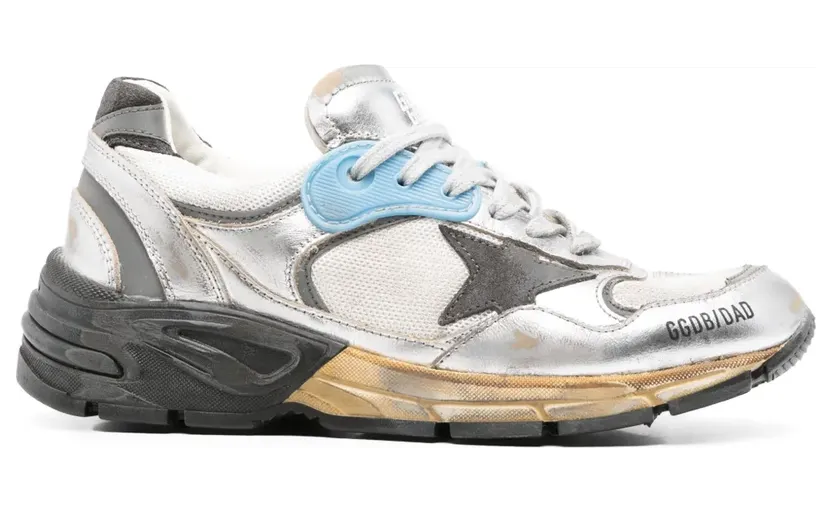 Golden Goose Running Dad sneakers – Zilver (GWF00884F007463)