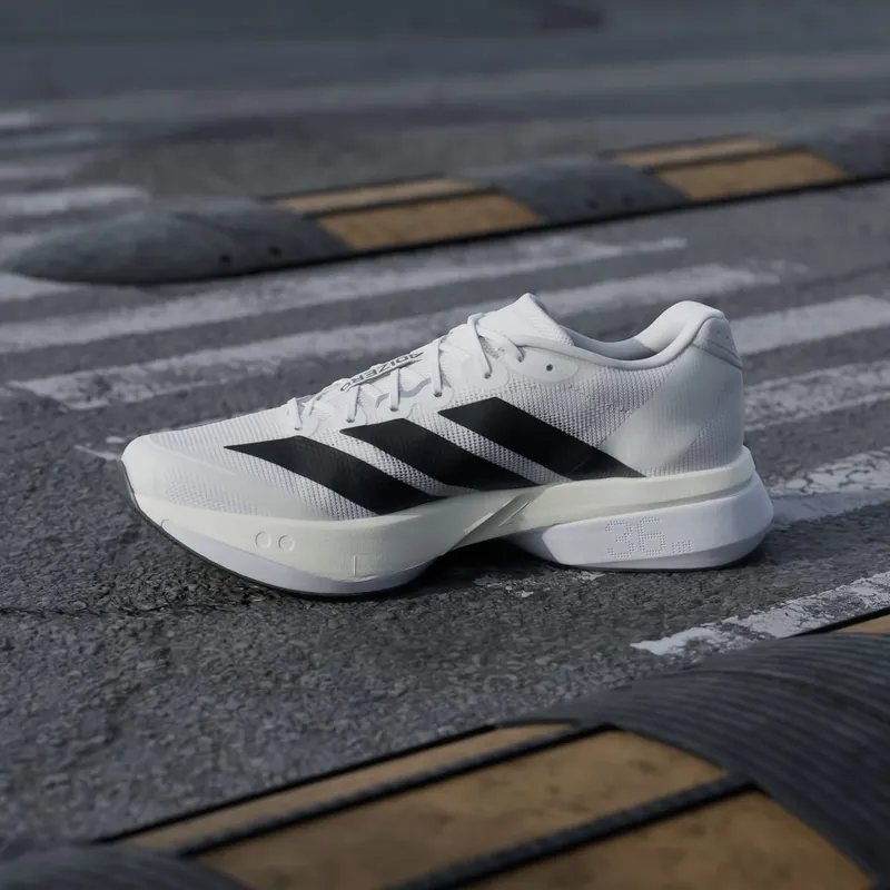 adidas Adizero Boston 13 Cloud White Core Black Dash Grey (JS4939)