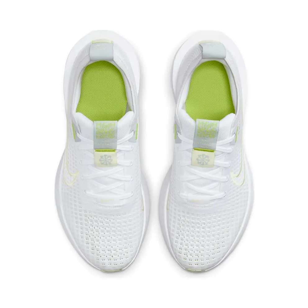 Nike Interact Run White Vast Grey Black Life Lime (FD2292-103)