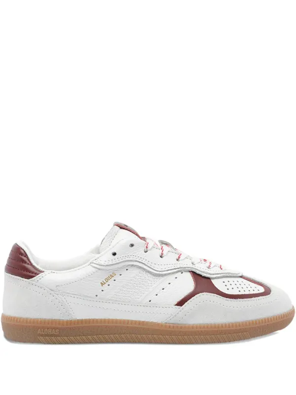 ALOHAS Low-top with leren bovenkant – White (S100709)