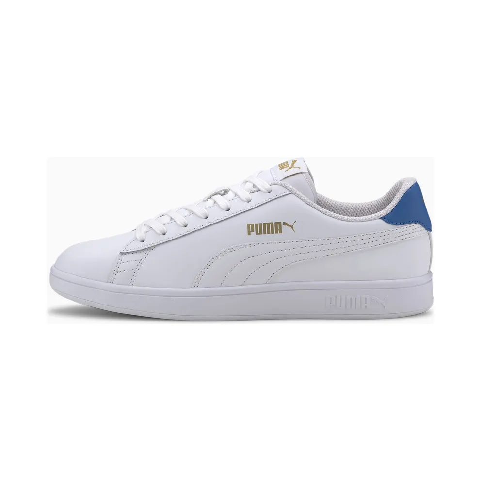 Puma Smash v2 leren Gold/Blue/White (36521518)