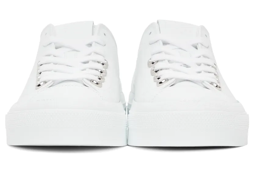 Givenchy White Leather City Sneakers (BH0050H0X2) (2)