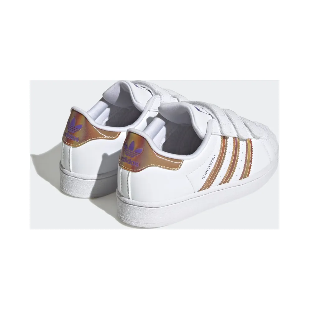 Adidas Superstar Cloud White / Cloud White / Purple Rush (HQ4345)