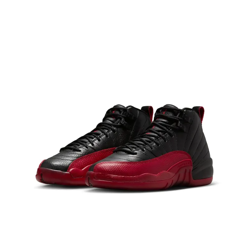 Jordan 12 Retro Flu Game 2016 (GS) Black/Varsity Red (153265-002)
