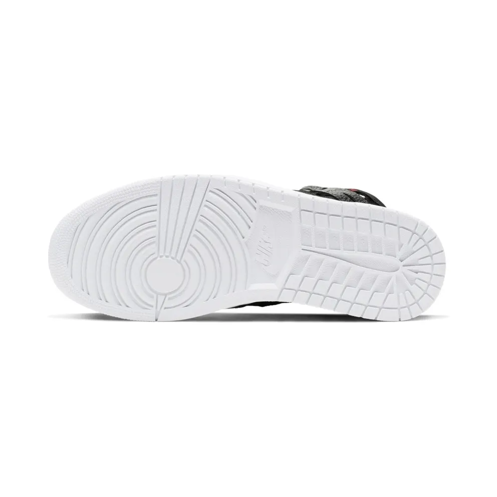 Jordan 1 Cargo Black White Black/White-Metallic Silver-Orange Blaze-University Red (CD6757-001)