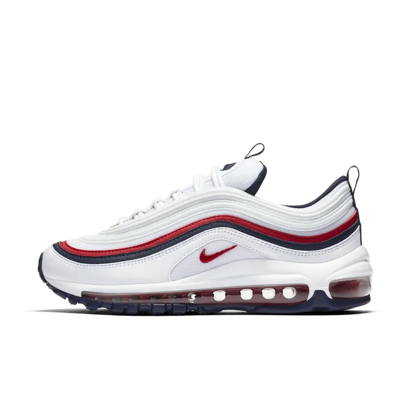 Nike Air Max 97 Red Crush (W) White/Red Crush-Blackened Blue (921733-102)