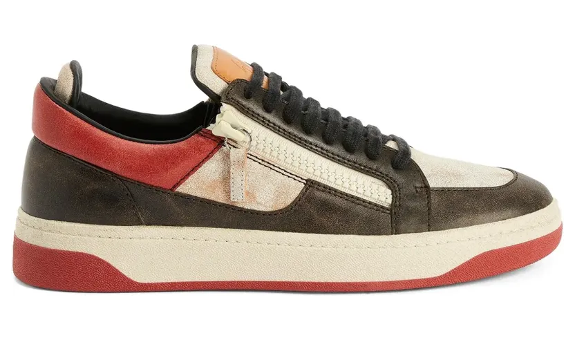 Giuseppe Zanotti GZ94 Sneakers mit doppeltem Reißverschluss – Rot (RM50004001)