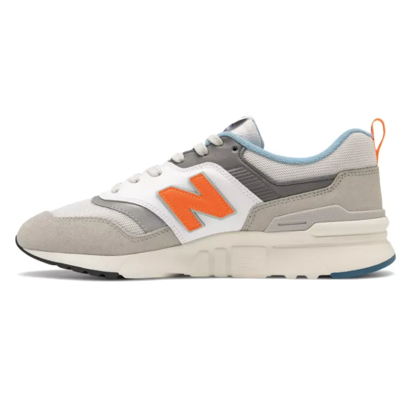 New Balance 997H Rain Cloud White/Grey-Orange (CM997HAG)