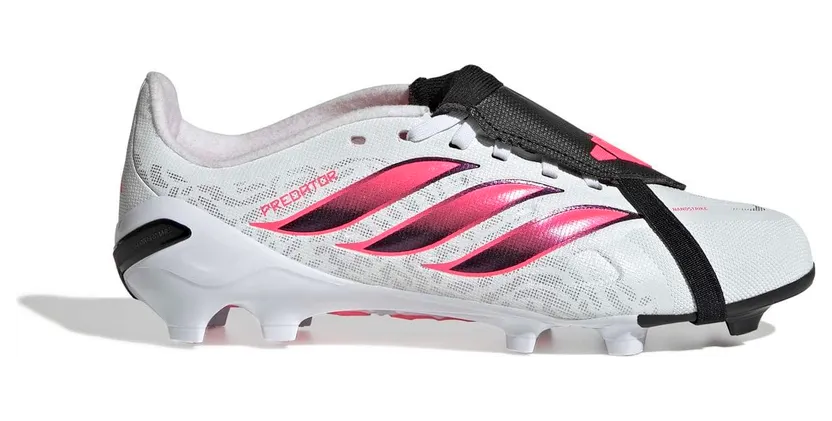 Adidas Predator League Fold-Over Tongue FG Kinder Nockenschuhe, weiß, Größe 36 ⅔ (IH2107)