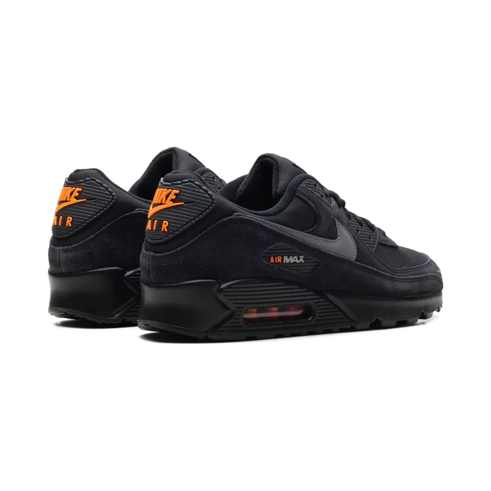 Nike Air Max 90 “Black Metallic Cool Grey Orange” (DO6706-010)