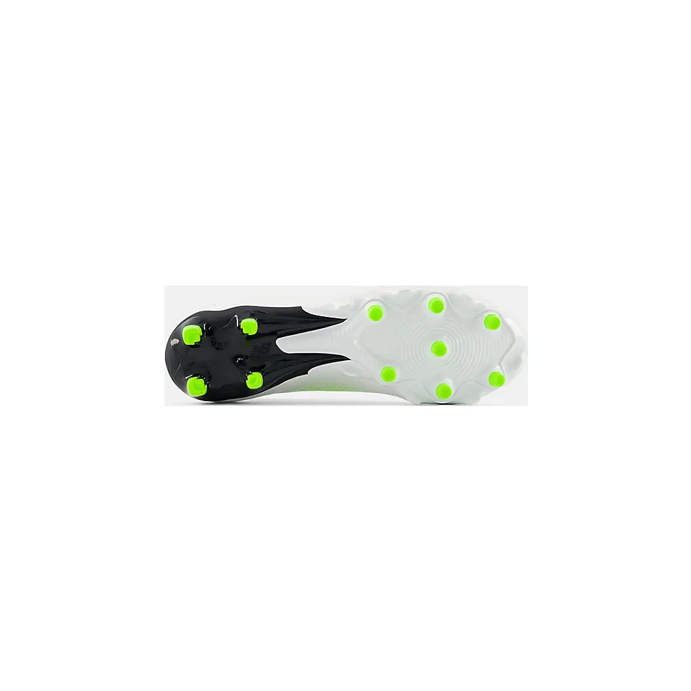 NEW BALANCE TEKELA TEAM LOW LACED FG V5 “White / Black / Pixel Green” (ST3FSP5)