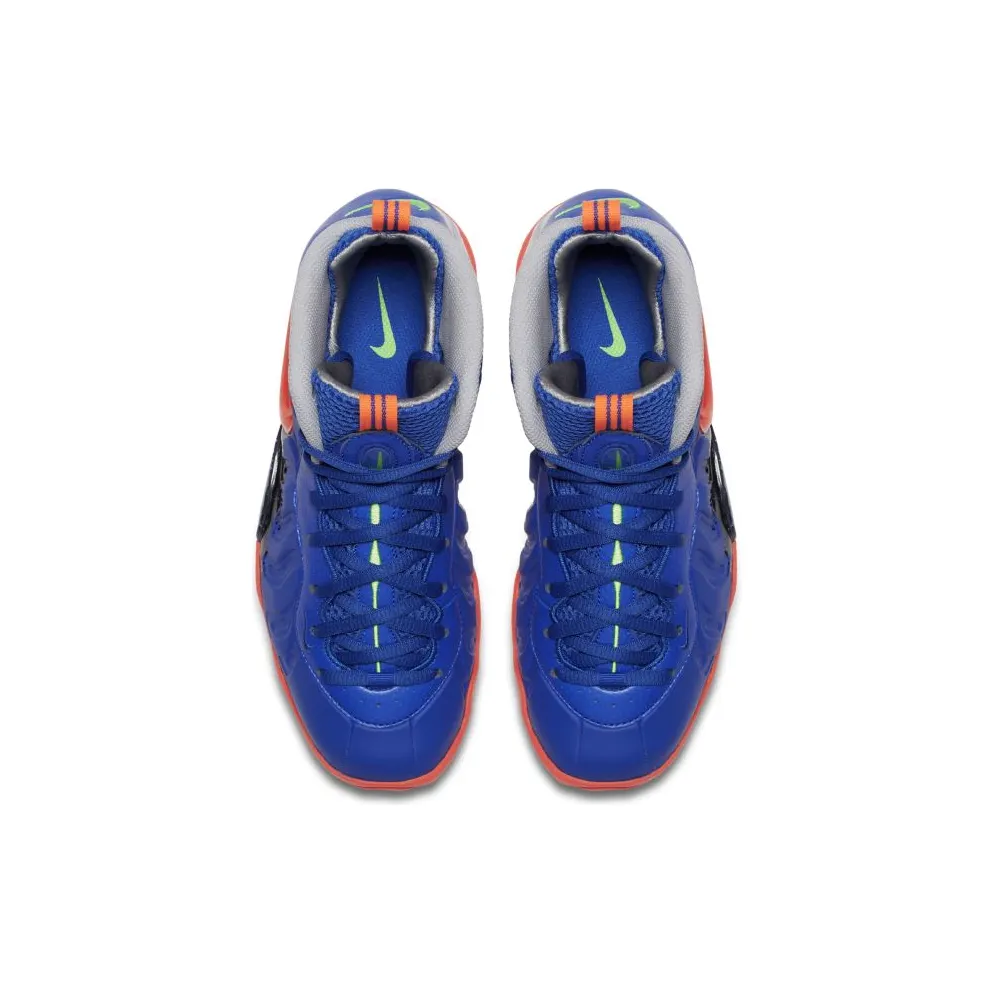Nike Air Foamposite Pro Nerf (GS) Racer Blue/Total Crimson-Green Streak-Wolf Grey (644792-403)