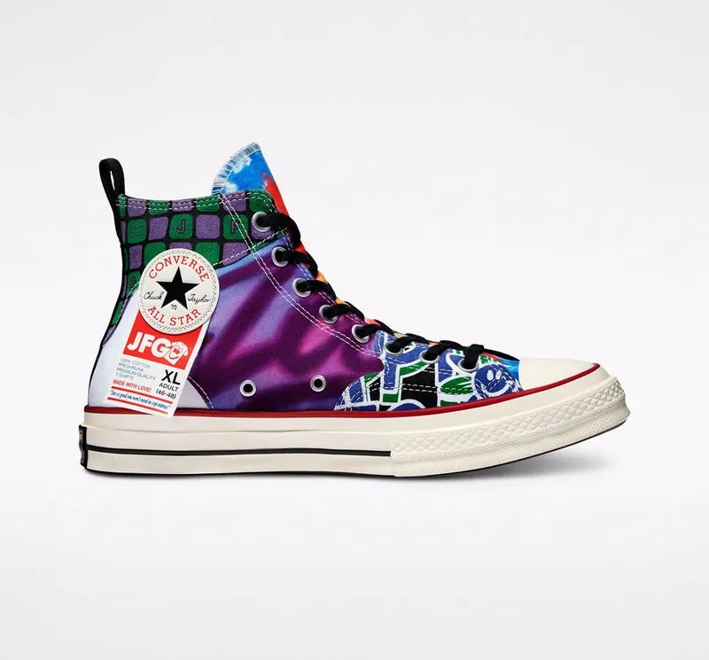 Converse Joe Freshgoods x Chuck 70 High ‘JFG Family Reunion’ Black/Multi/Egret (170646C)