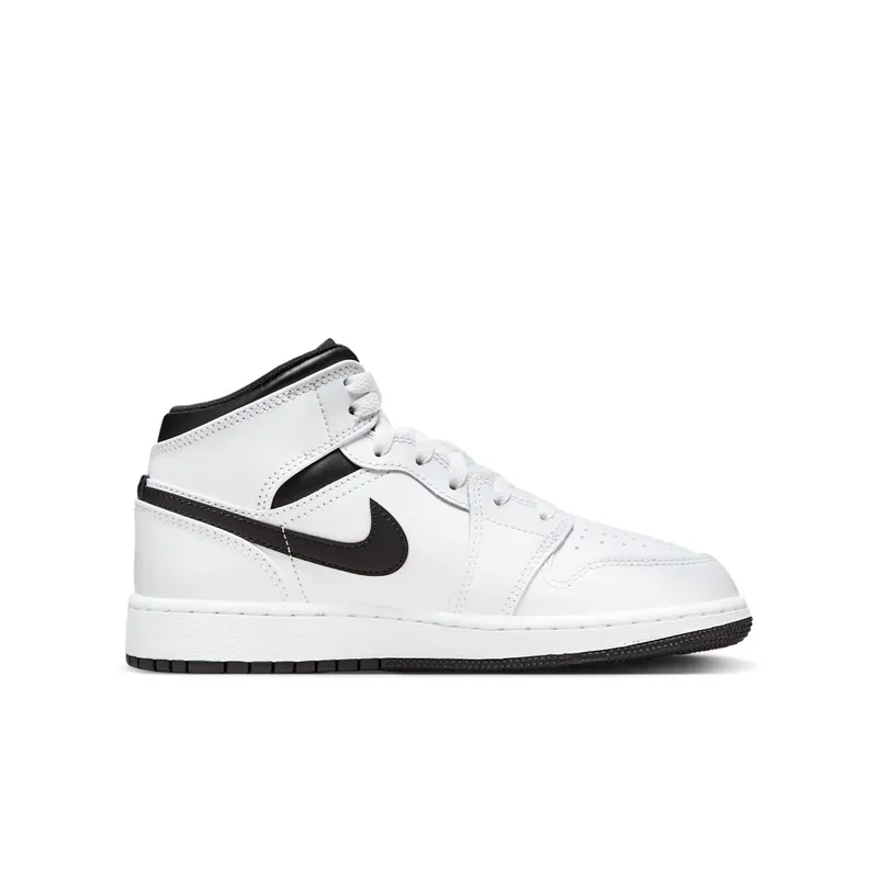 Air Jordan 1 Mid GS “White/Black” (DQ8423-132)