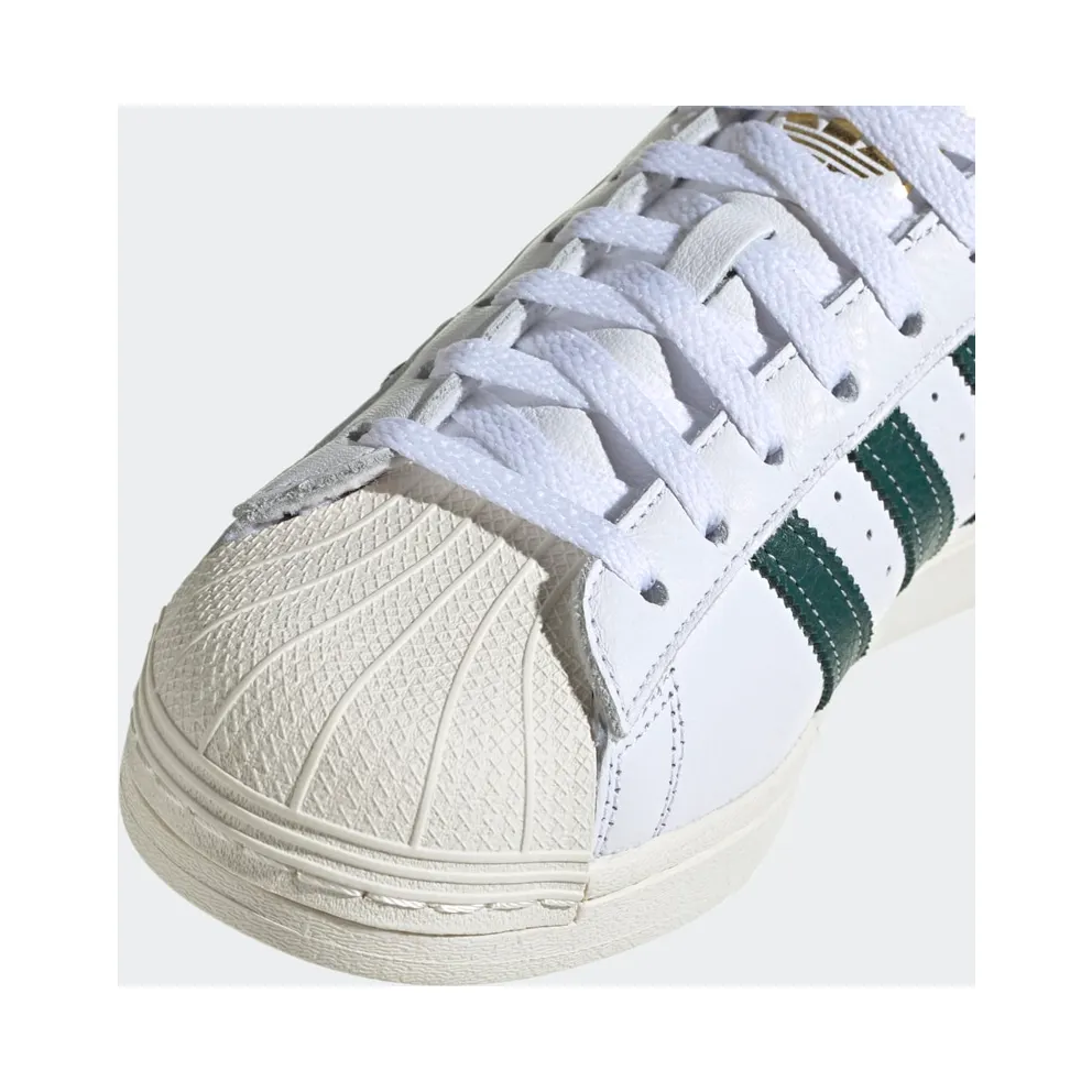 Adidas Superstar Cloud White / Collegiate Green / Gold Foil (GZ1604)
