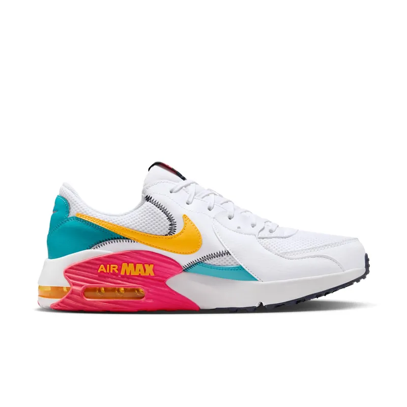 Nike Air Max Excee White Dusty Cactus Laser Orange Thunder Blue (HF4854-100)