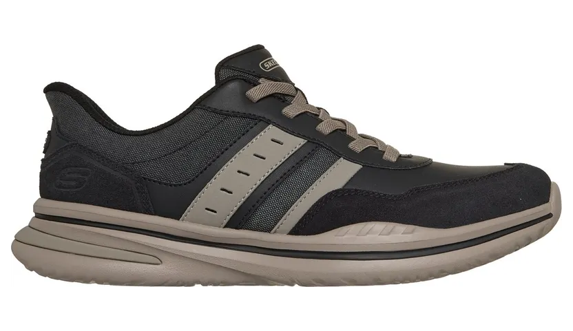 Skechers Slip-ins Relaxed Fit: Norlan “Leroy Sneaker Black” (205891BLK)