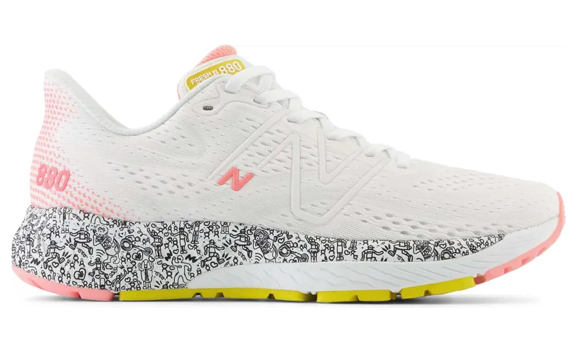 New Balance Fresh Foam X 880v13 Find Your Start Weiß/blanc/Rosa/Rose (W880R13)
