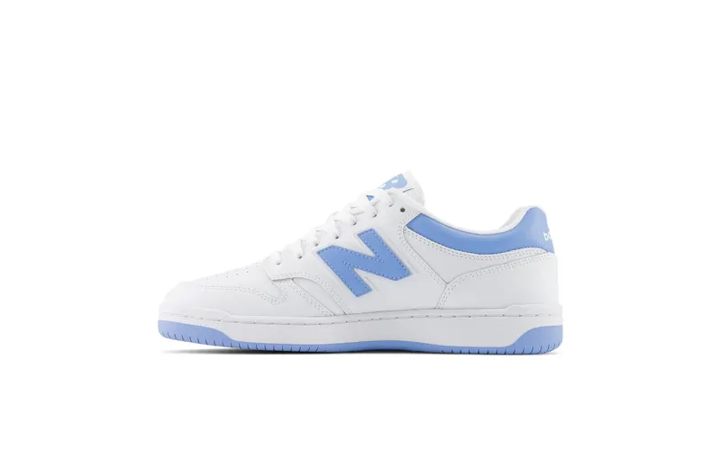 New Balance 480 UNC White Team Carolina Light Aluminum (BB480LTC)