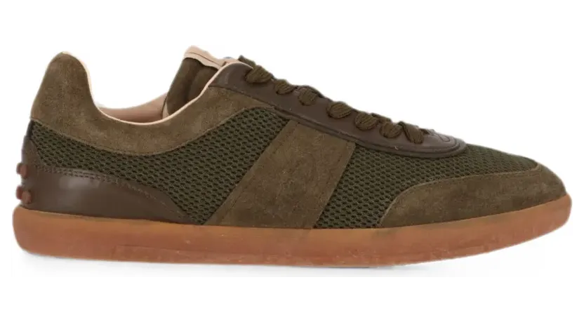 Tod’s Tabs Gommino-detail panelled “Green” (XXM68C0DP33QLR)