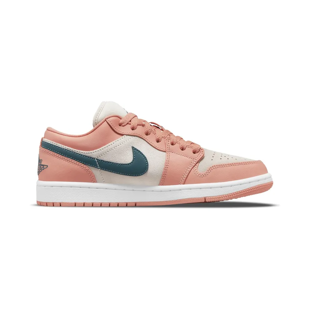 Air Jordan 1 Low Light Madder Root – “Coral Pink / Dark Teal / White” (DC0774-800)