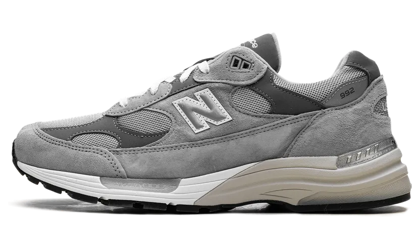 New Balance 992 “Made in USA – Grey Silver Metallic” (U992GY)