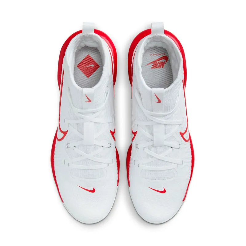 Nike Air Huarache White / Pure Platinum / University Red (DJ6519-104)