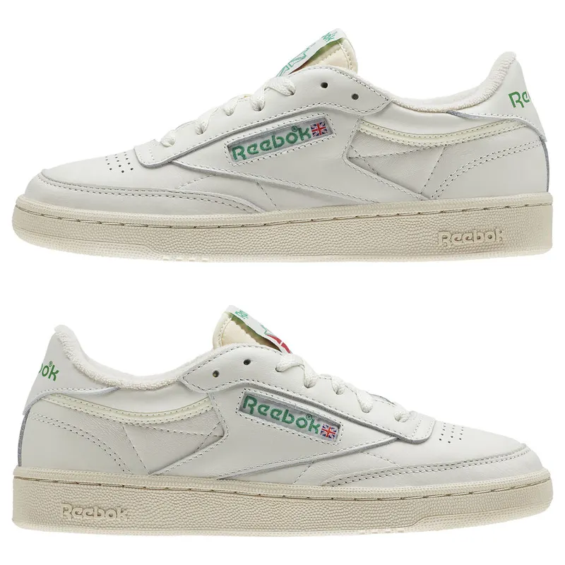Reebok Club C 85 Vintage Chalk / Glen Green / Paperwhite / Excellent Red (BS8242)