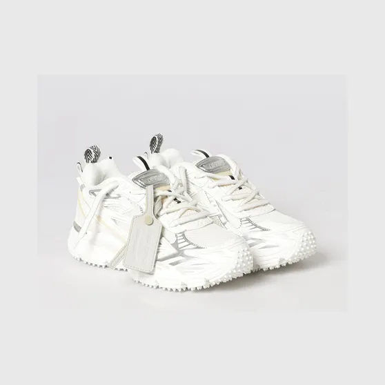 Off-White Be Right Back Rubber and Mesh Sneakers White (OWIA289C99FAB0010101)