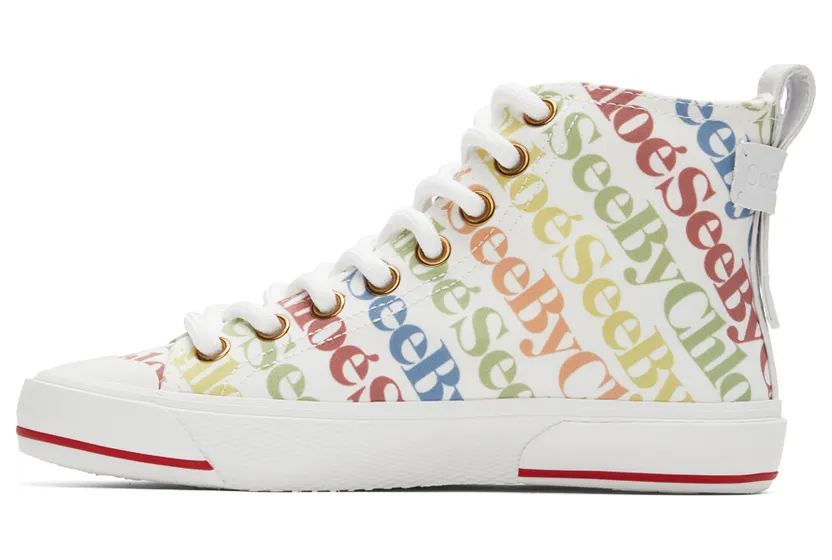 See by Chloé White Aryana Sneakers (SB37111A 15320) (3)